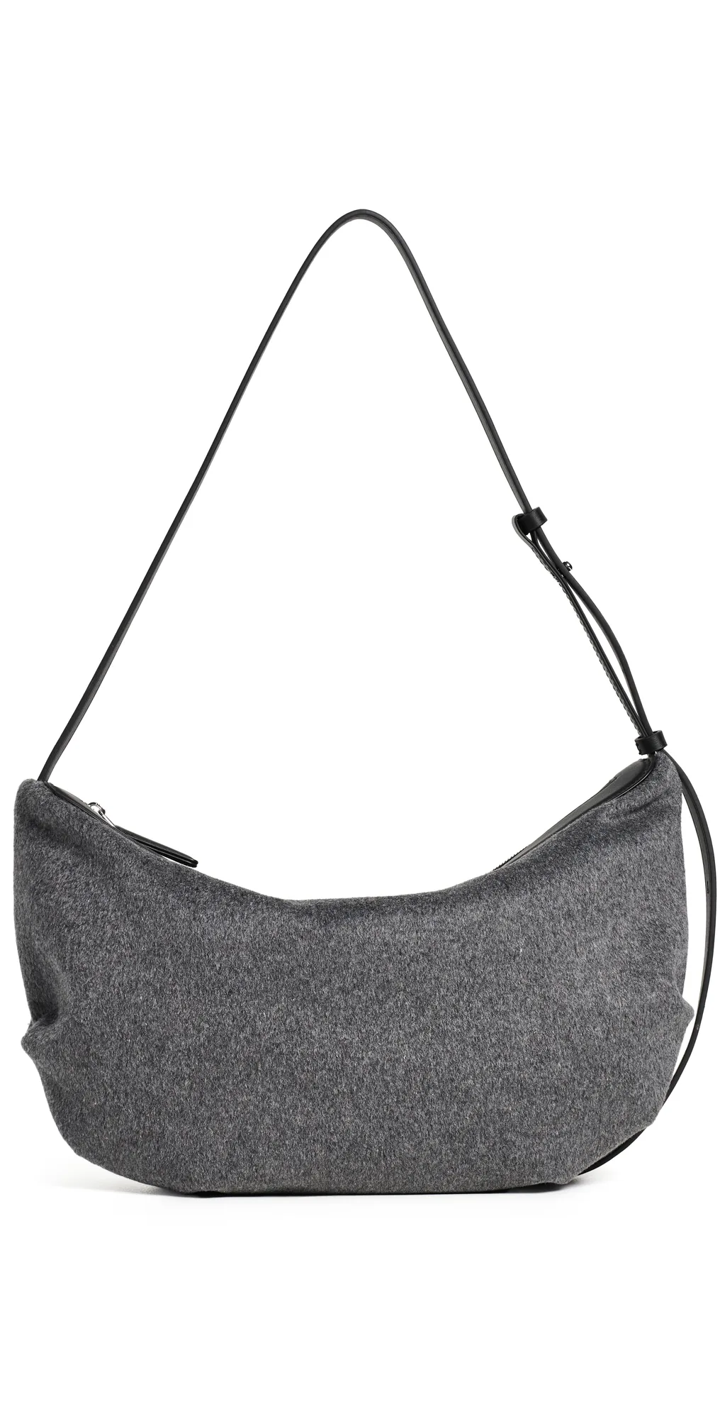 Essence Wool Banana Shoulder Bag by Vee Collective