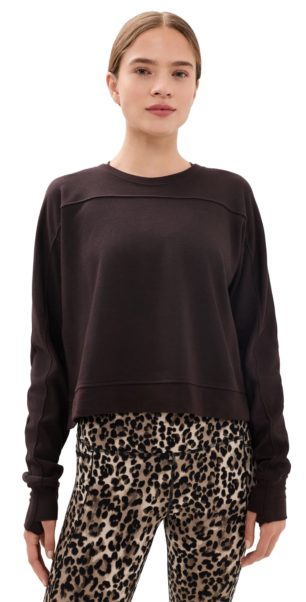 After Class Crop Sweatshirt by Sweaty Betty