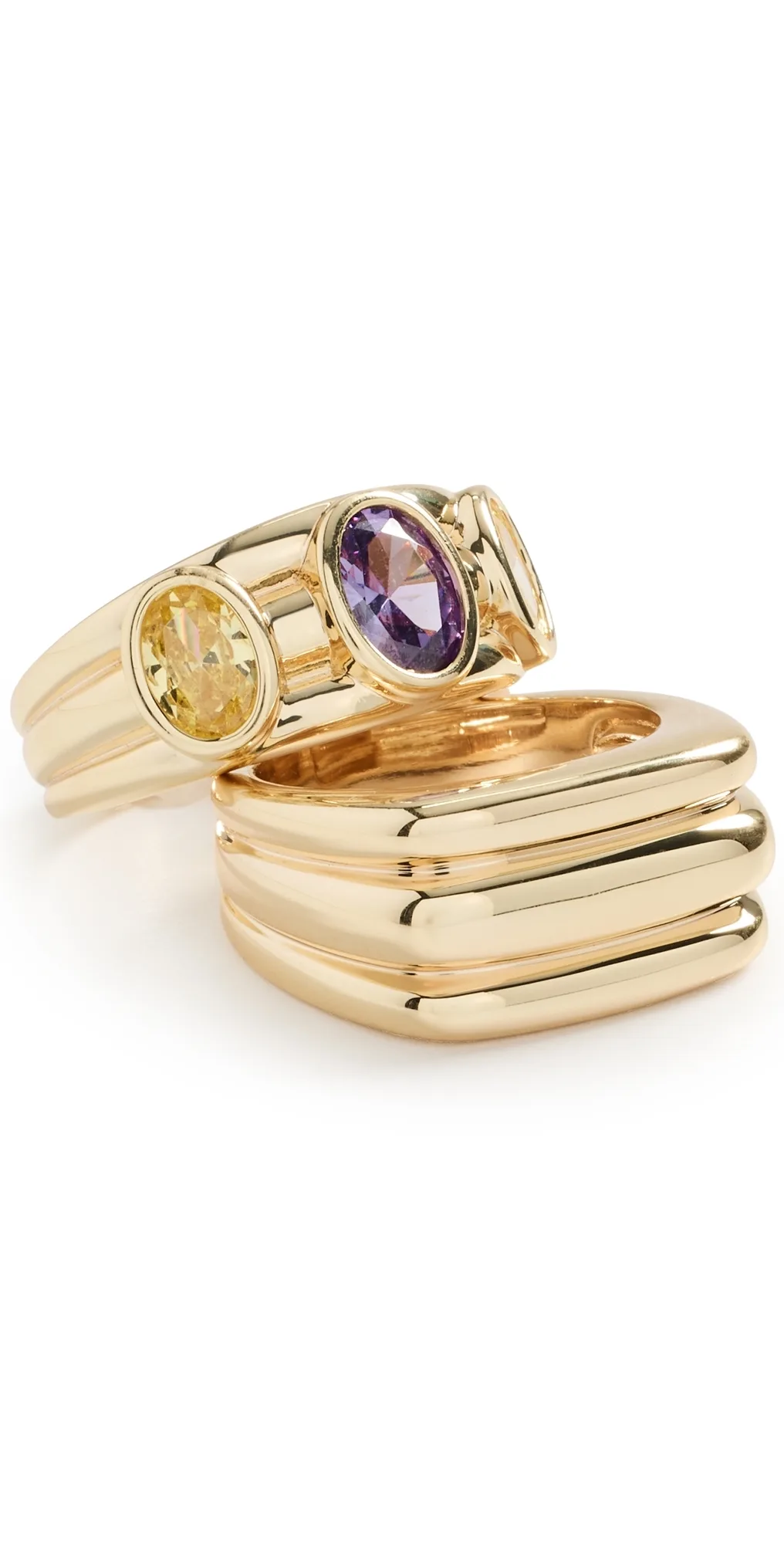 The Antoinette Ring Set by Luv Aj