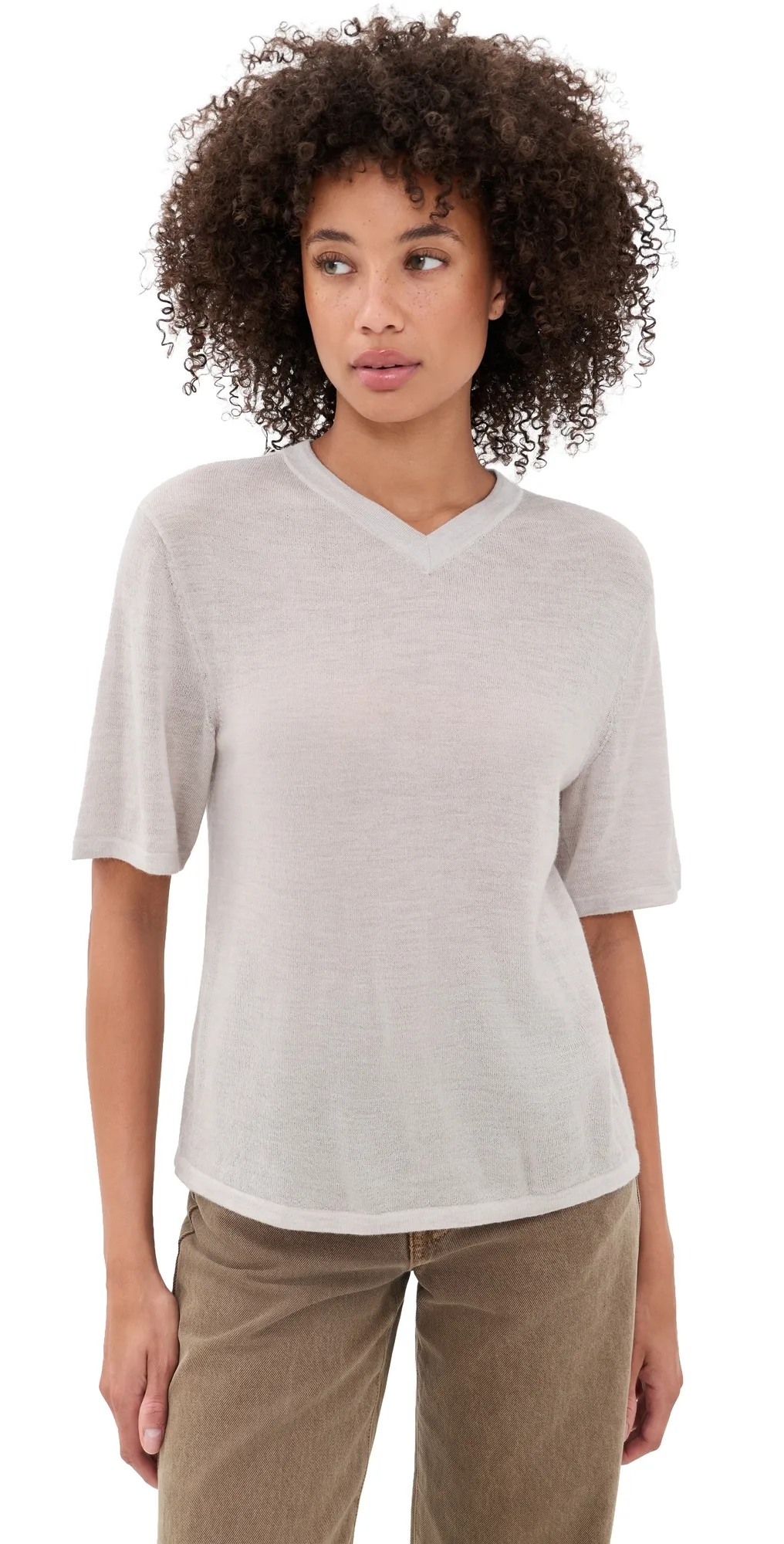Short Sleeve V Neck Tee by B Sides