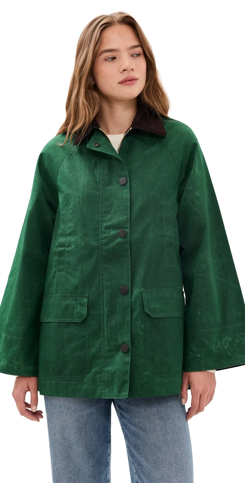 Chiltern Street Jacket in Waxed Cotton by Alex Mill
