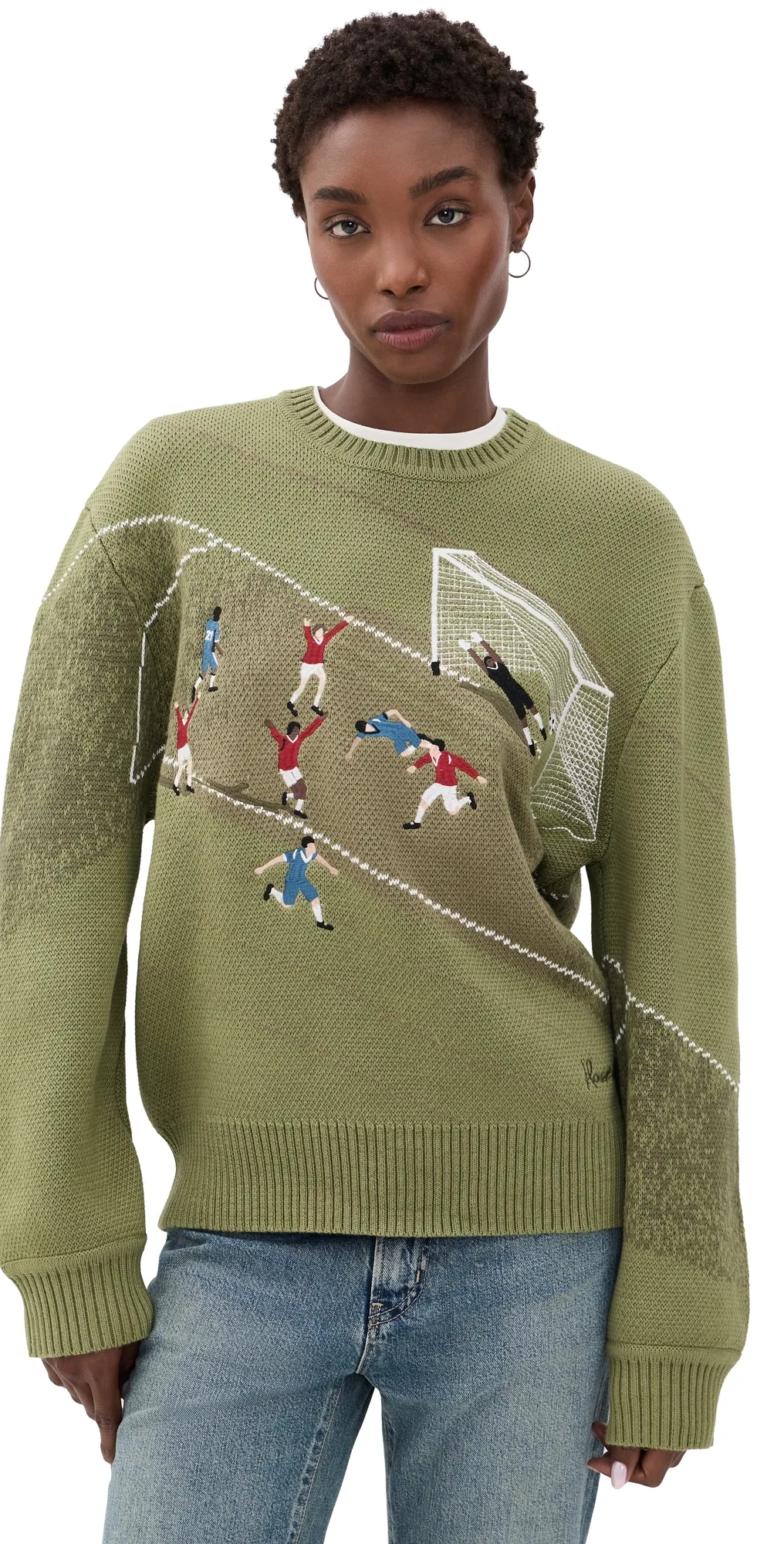 Match of the Day Knit Sweater by House of Sunny