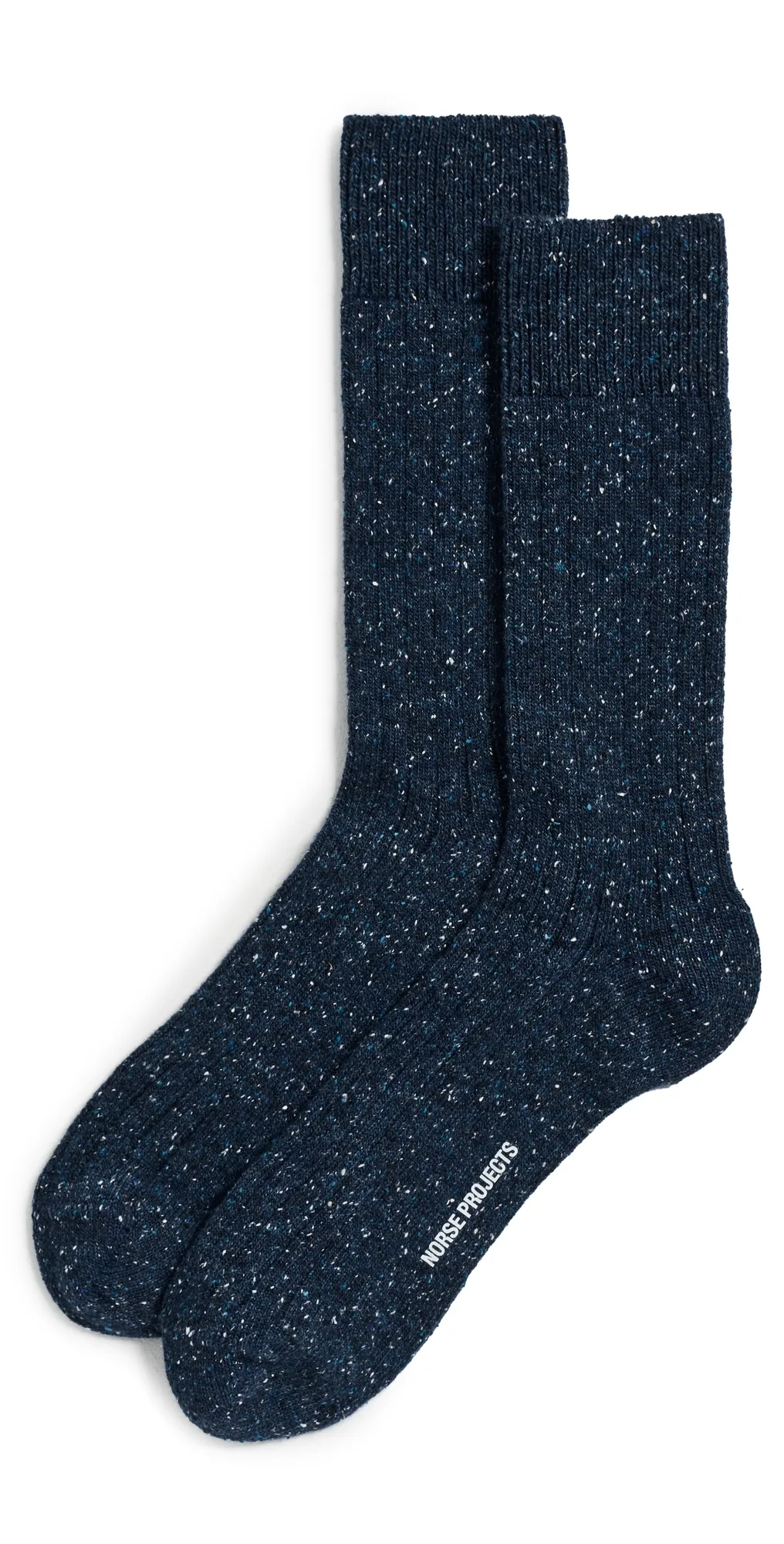 Bykle Neps Wool Rib Socks by Norse Projects