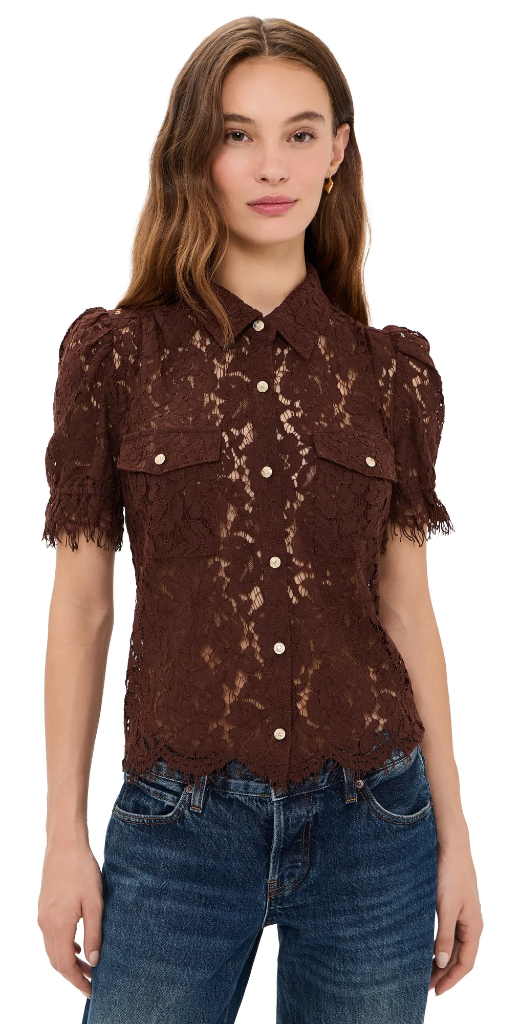 Mikaelle Lace Shirt by Generation Love