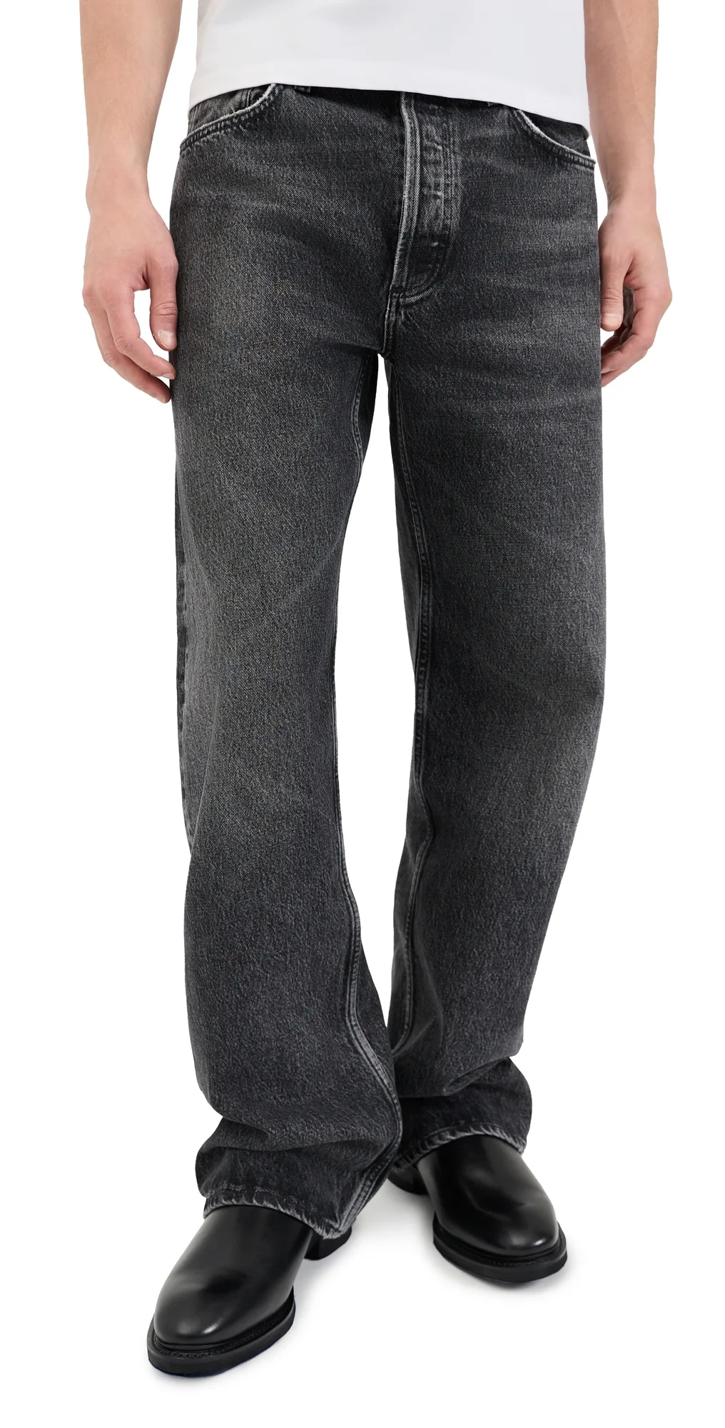 Afton Soft Curved Straight Leg Jeans by AGOLDE