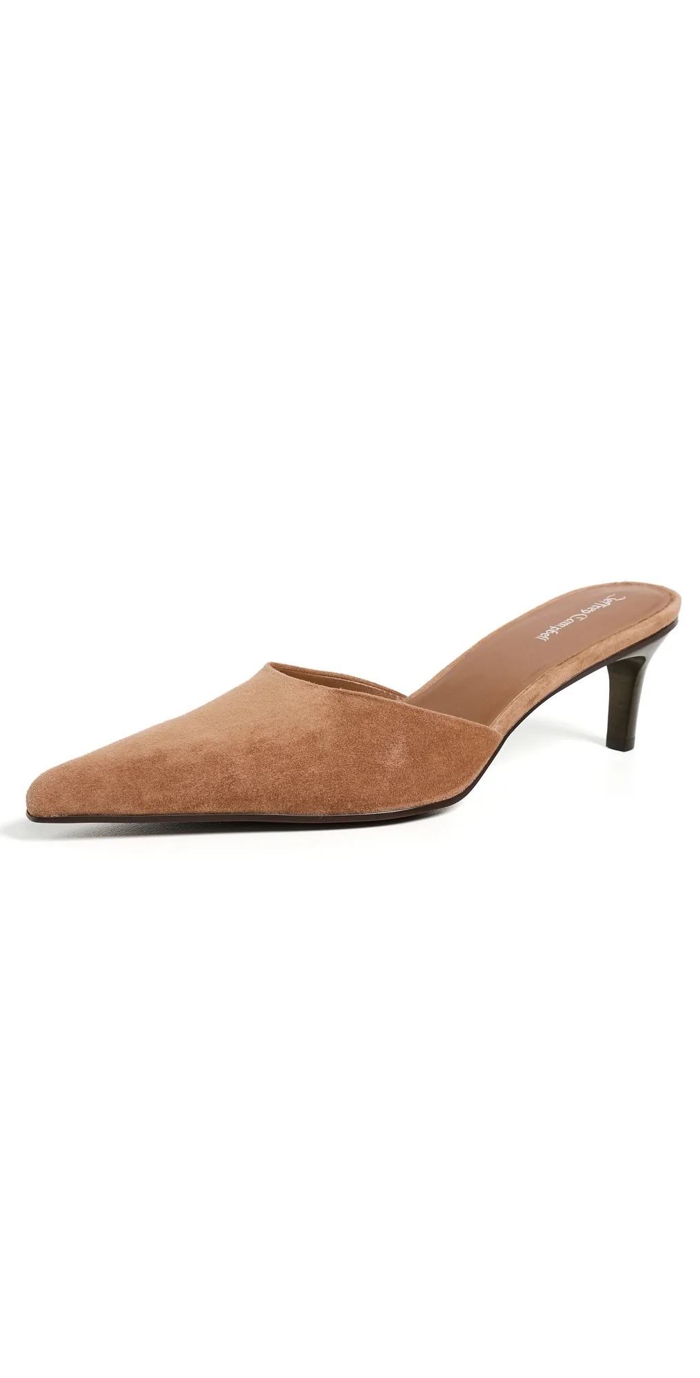 Claudina Mules Tan Suede by Jeffrey Campbell