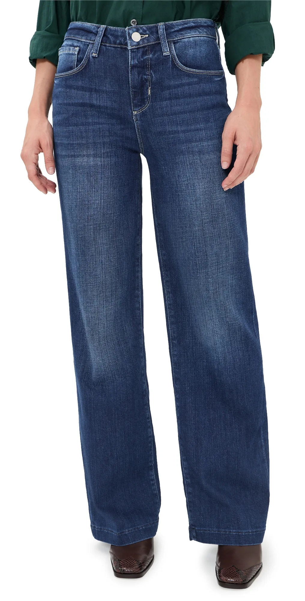 Scottie Wide Leg Jeans by L'AGENCE