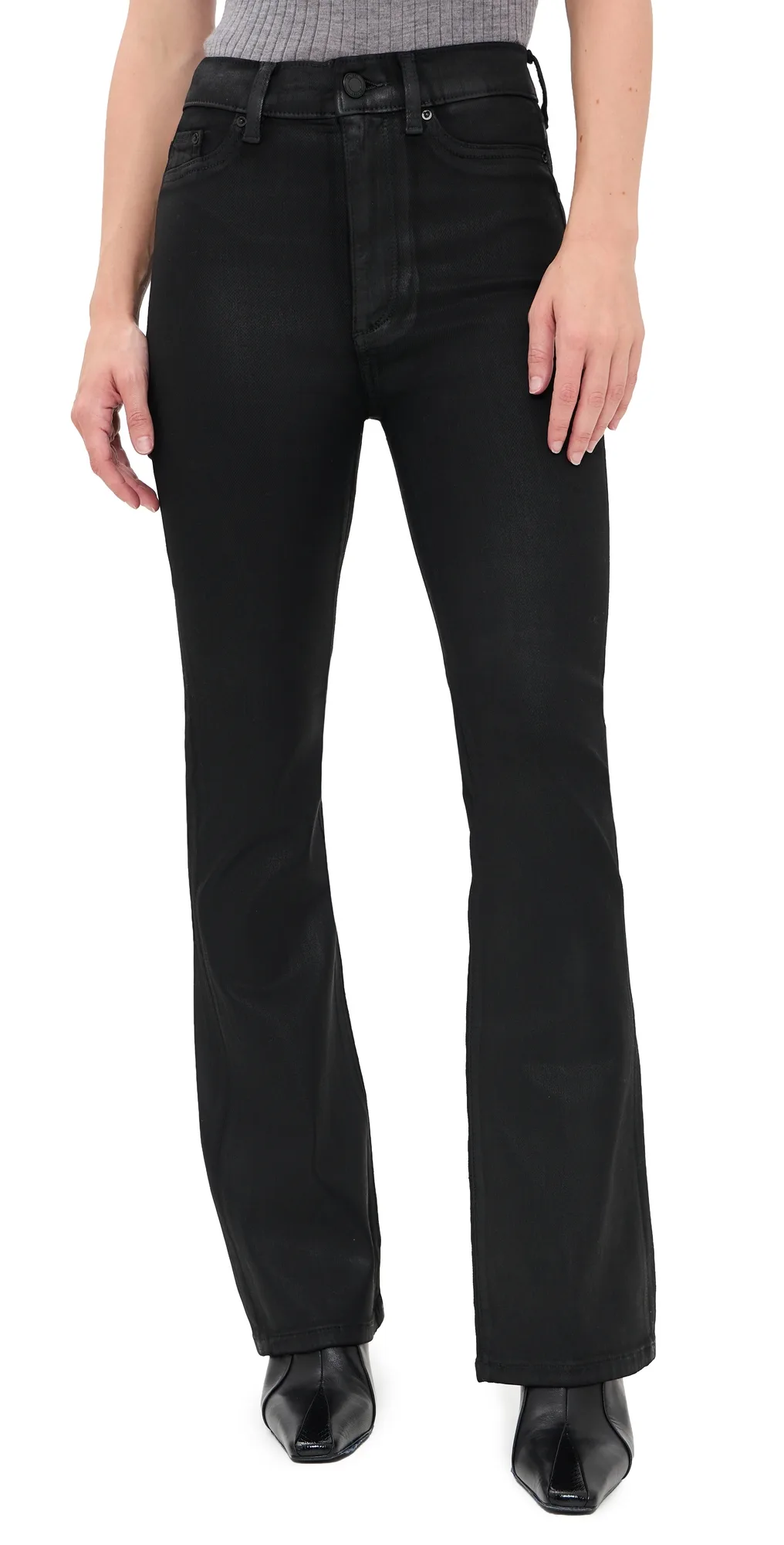 Bridget Boot Instasculpt High Rise Coated Jeans