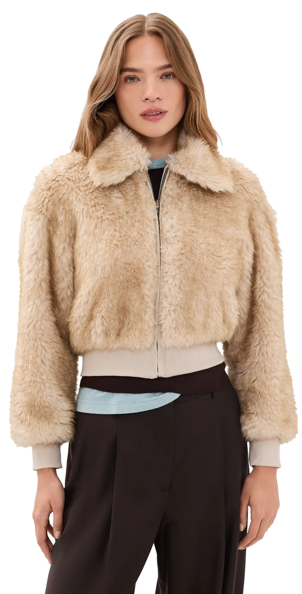 Nathalie Faux Fur Jacket by WAYF