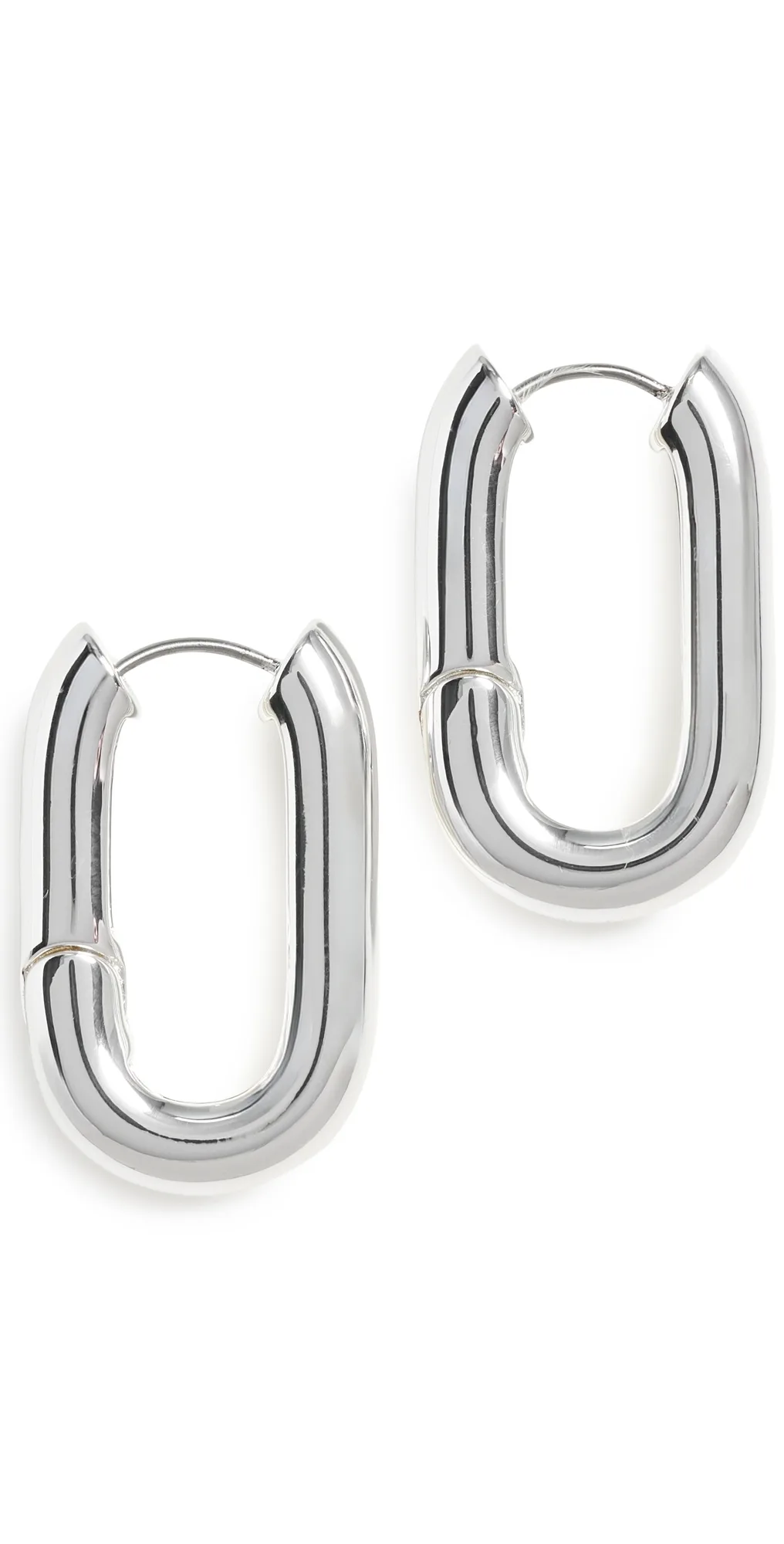 Zoey Silver Statement Hoops by Gorjana