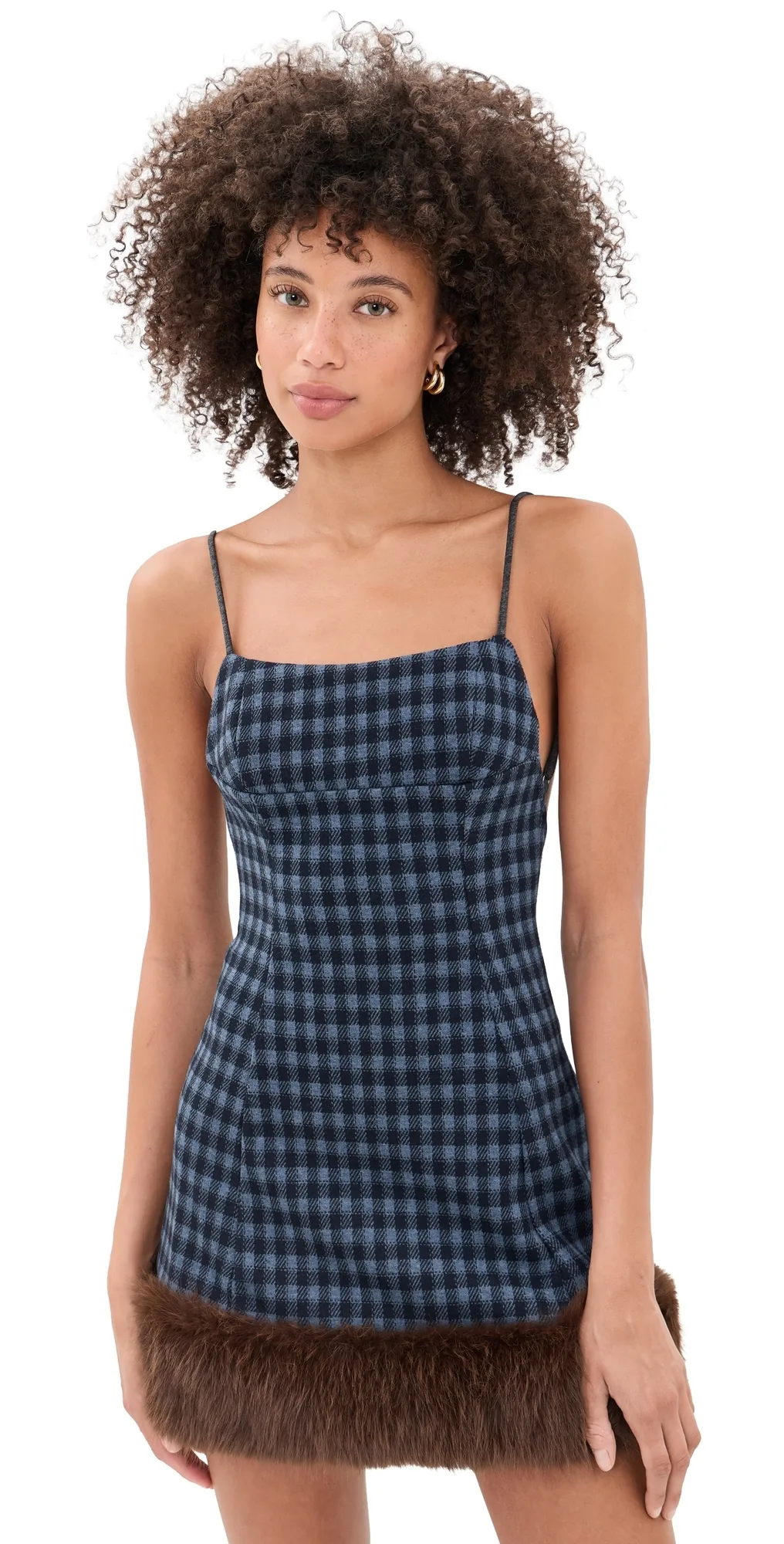 Rhea Gingham Dress by MAUDE CLUB