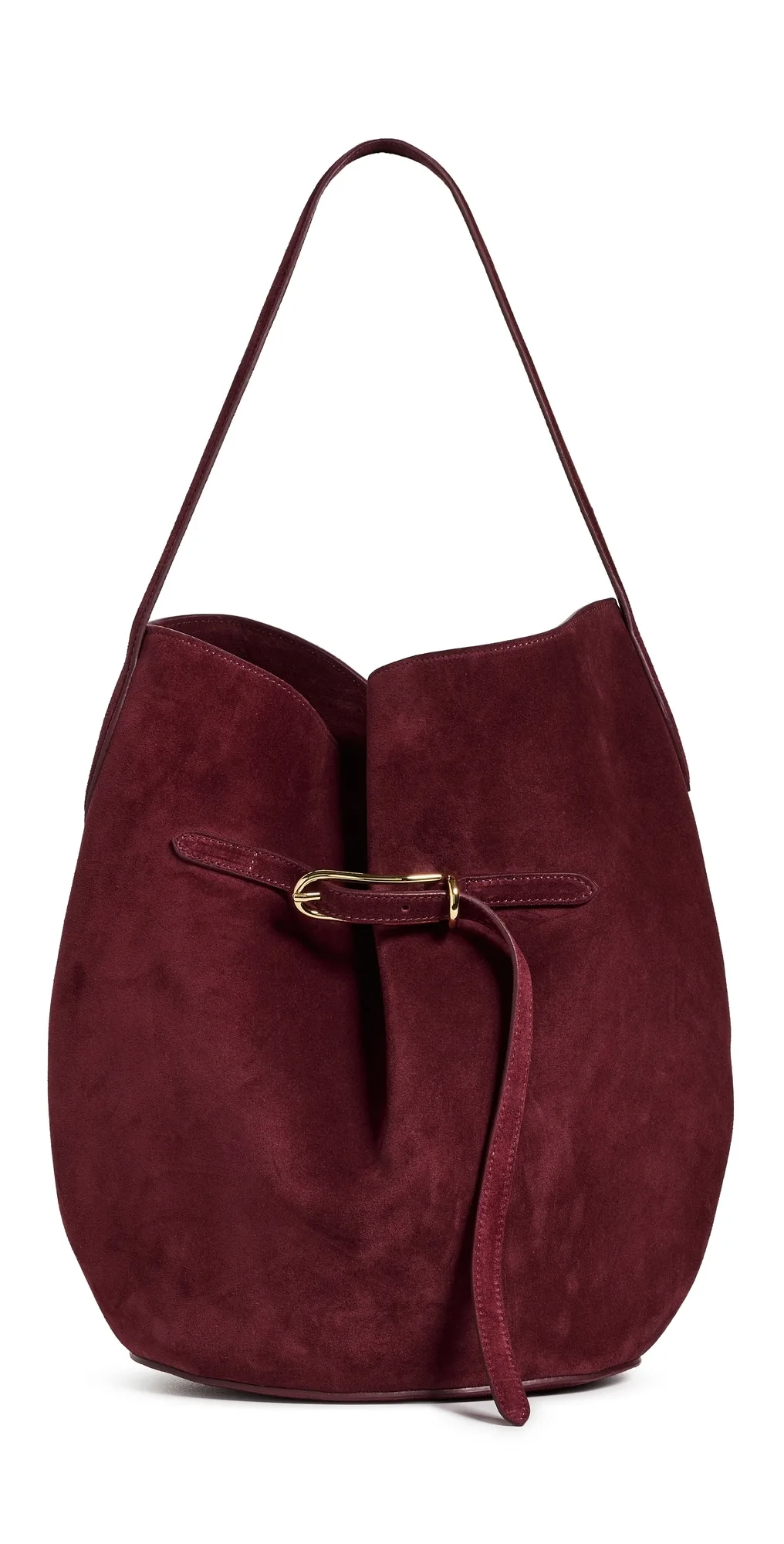Large Belted Bucket Bag