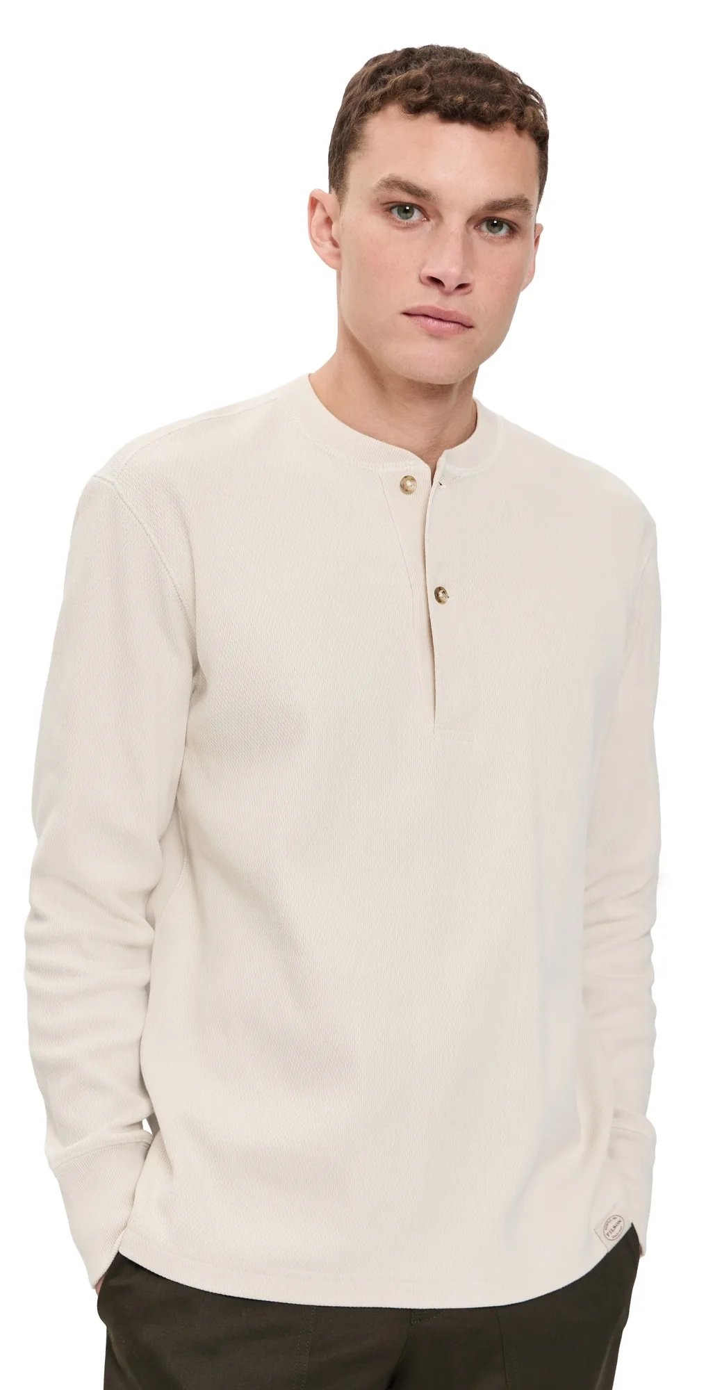 Waffle Knit Henley by Filson
