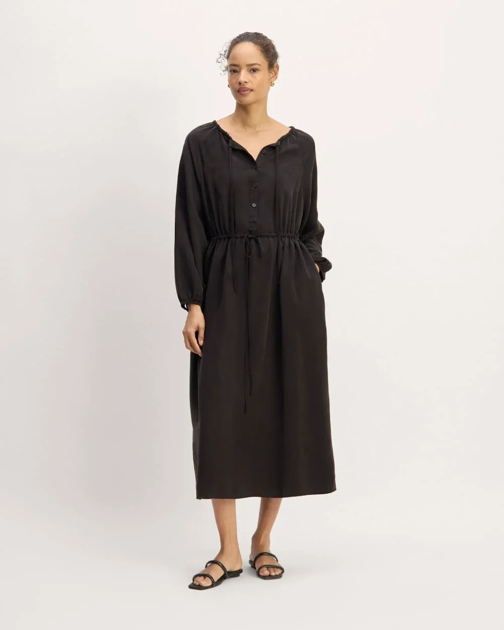 Tencel Gathered Maxi Dress by Everlane