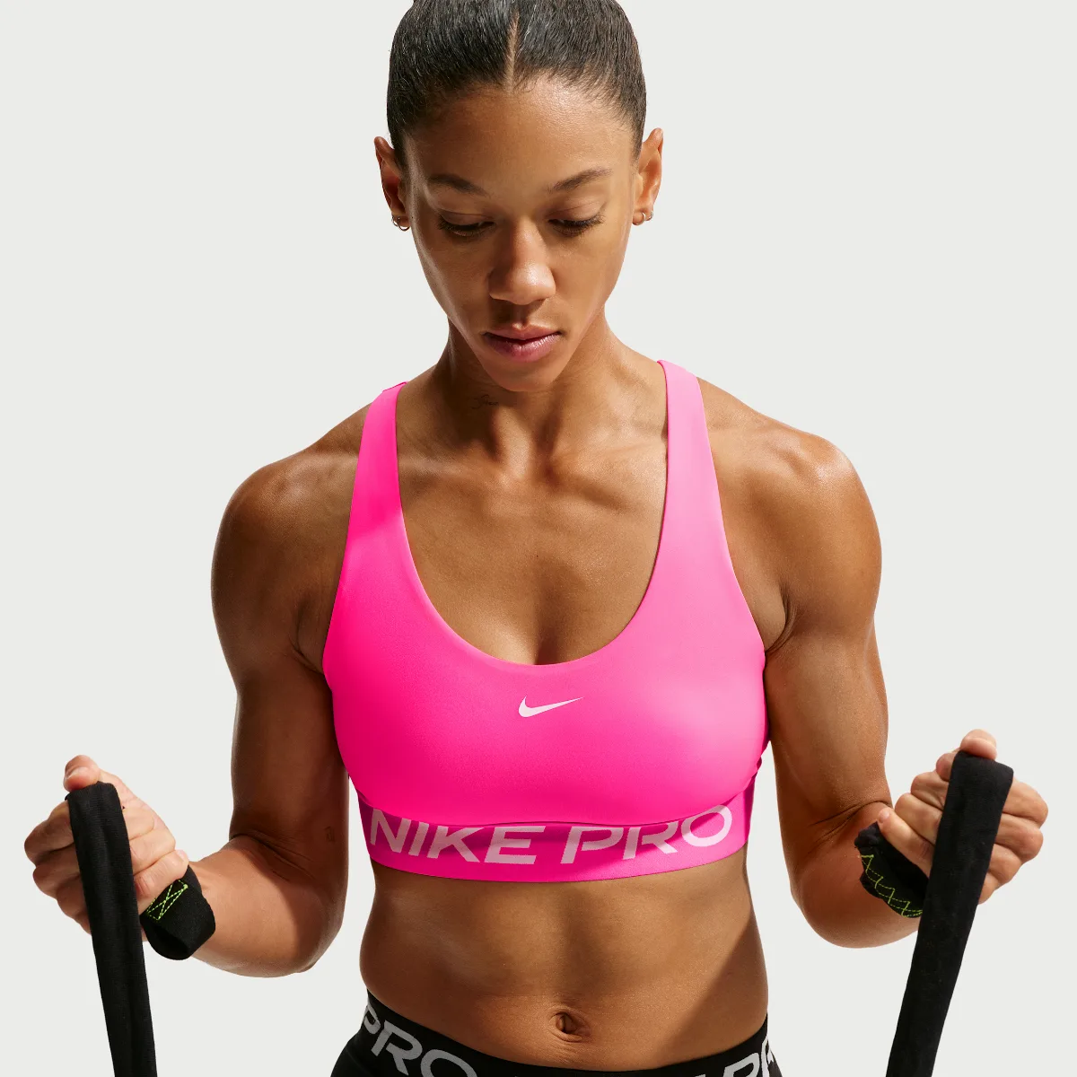Nike Pro 365 Light-Support Non-Padded Sports Bra by Nike