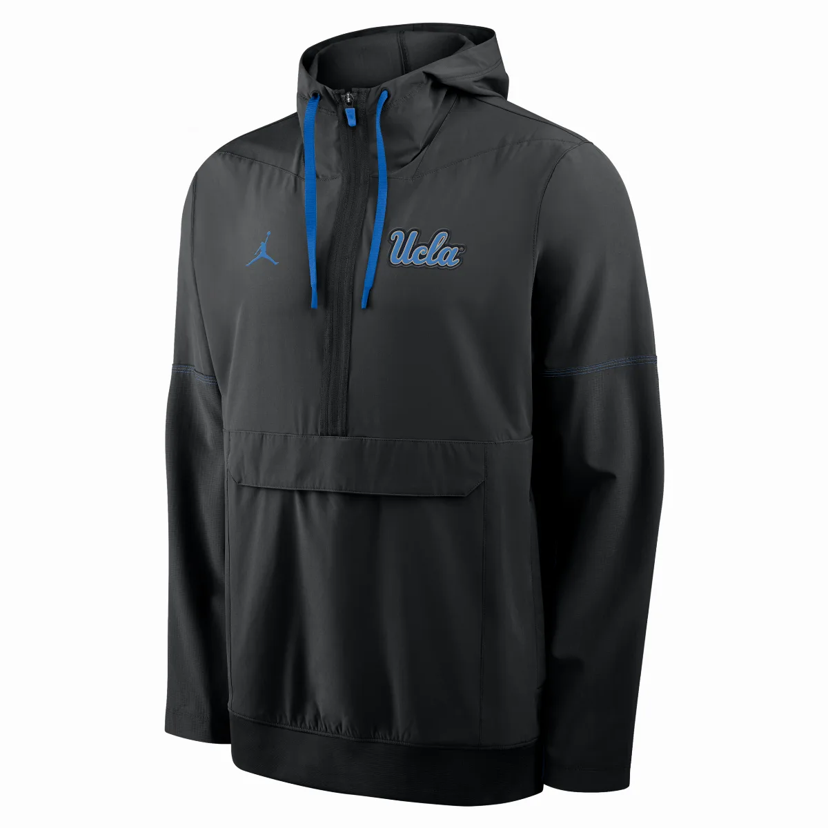 UCLA Sideline Anorak Jordan Brand College 1/2-Zip Hooded Jacket by Jordan