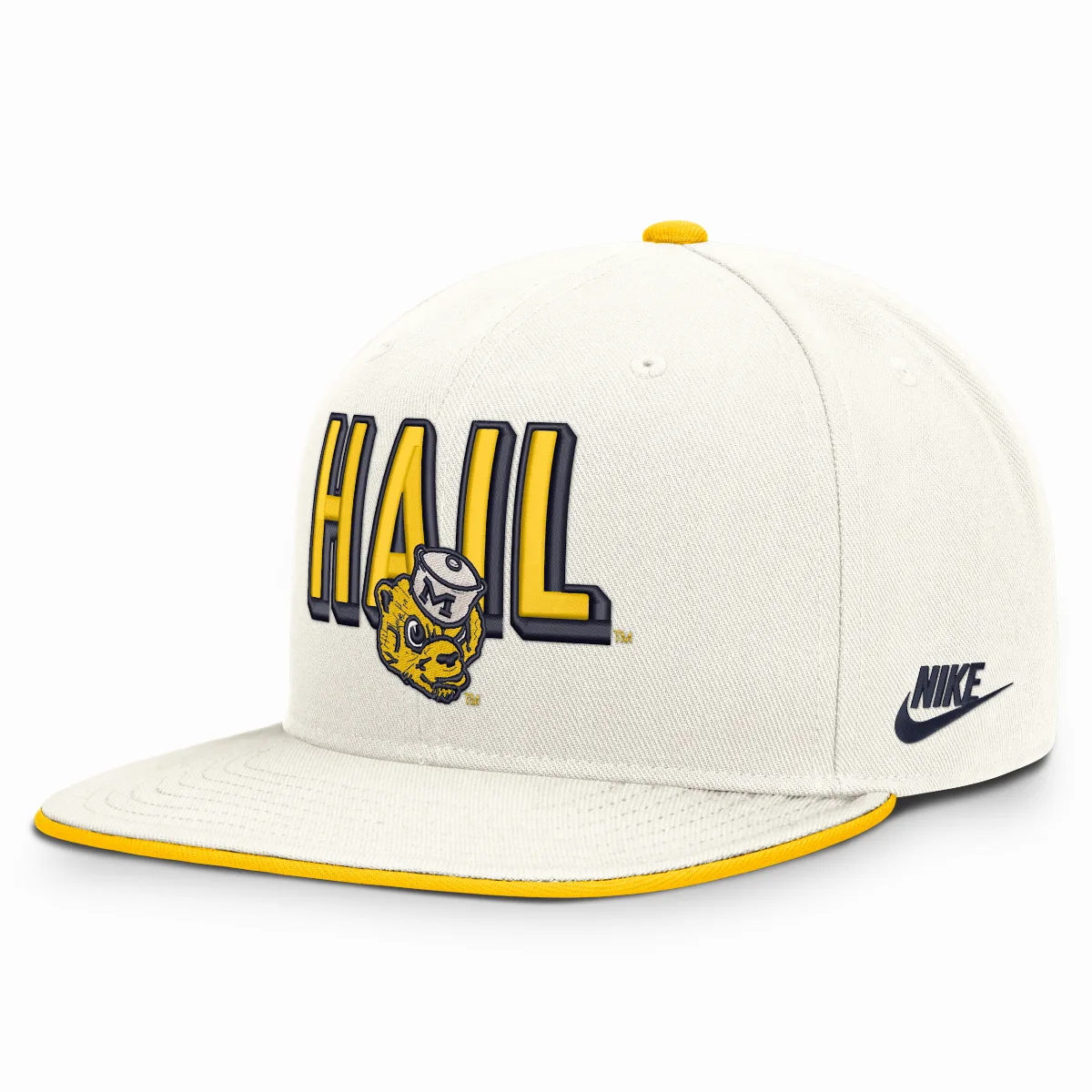 Michigan Legacy Letter & Mascot Pro Dri-FIT College Adjustable Hat by Nike