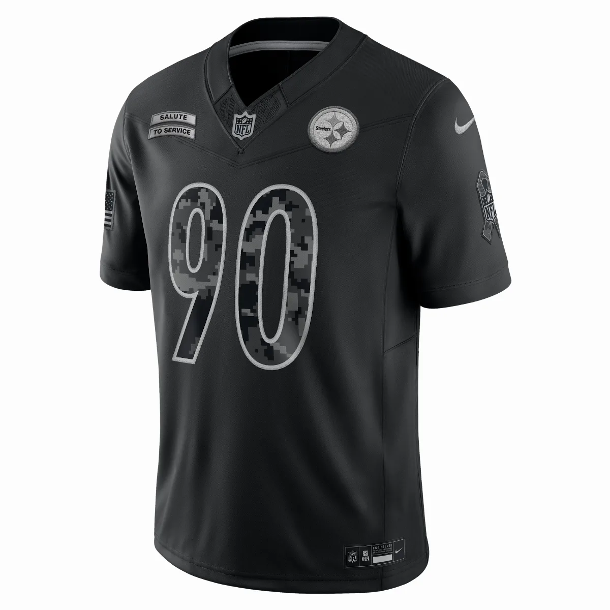 T.J. Watt Pittsburgh Steelers Salute to Service Dri-FIT NFL Limited Jersey by Nike