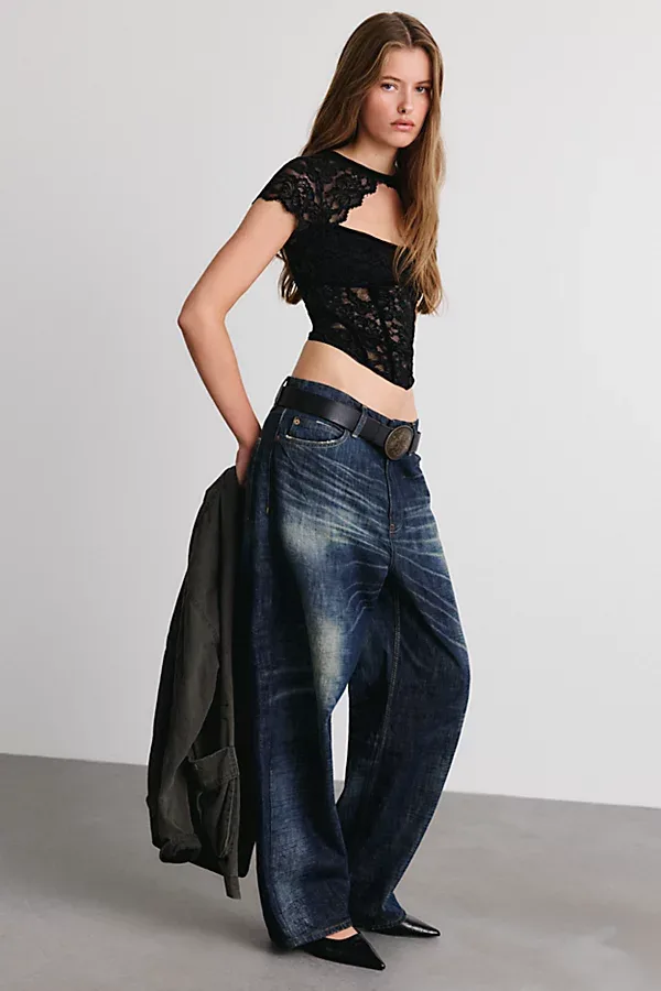 Juliette Cap Sleeve Lace Corset Top by Kimchi Blue