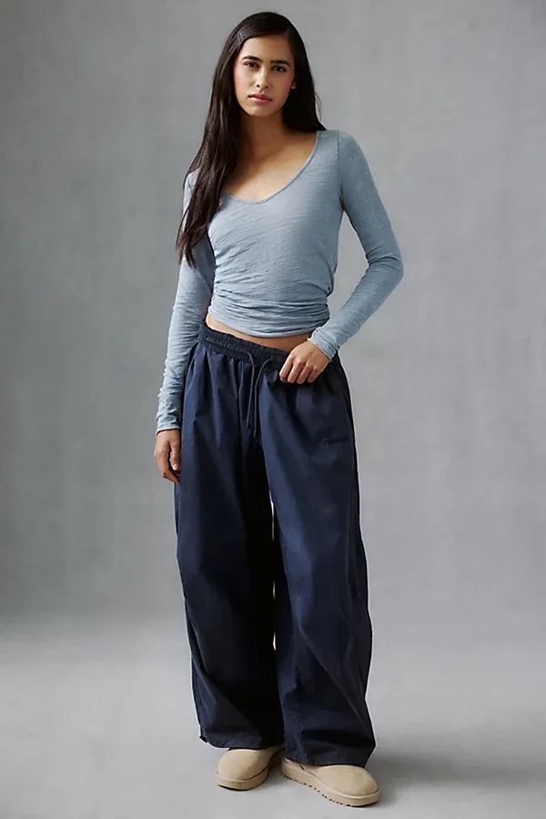 Sid Check Cotton Poplin Balloon Pants by iets frans...