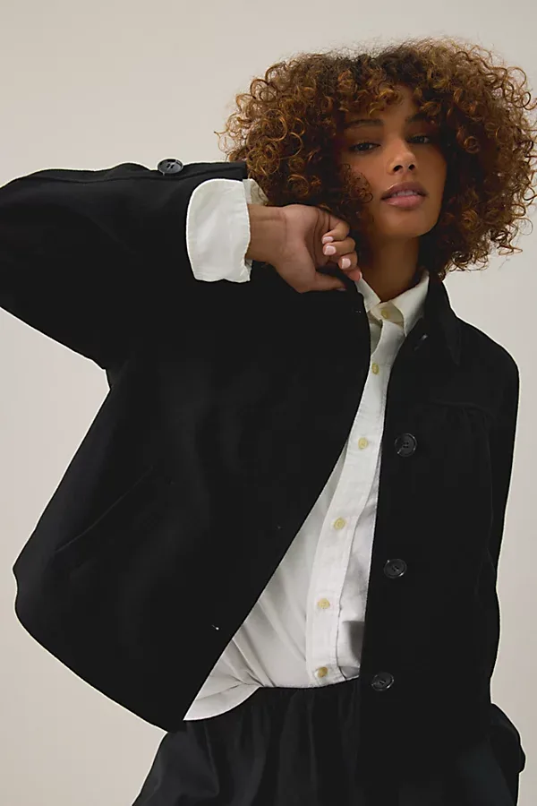 Penny Wool Blend Swing Peacoat Jacket by BDG