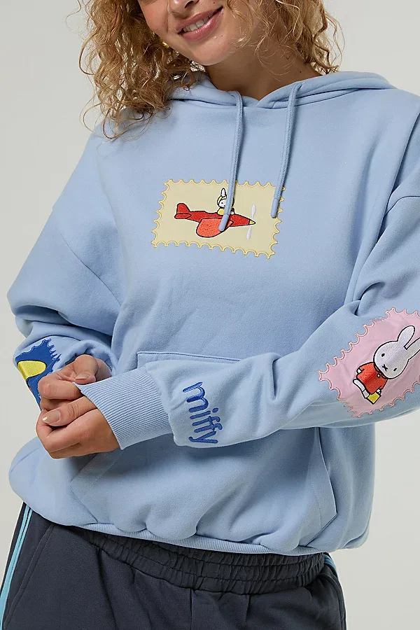 Miffy Stamp Hoodie by Skinnydip London
