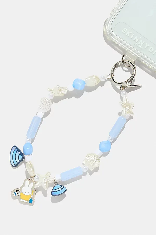 Miffy Beachy Charm Phone Chain by Skinnydip London