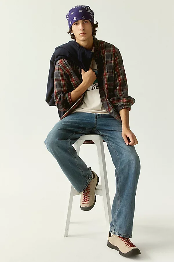Scotch Plaid Flannel Long Sleeve Shirt by L.L. Bean