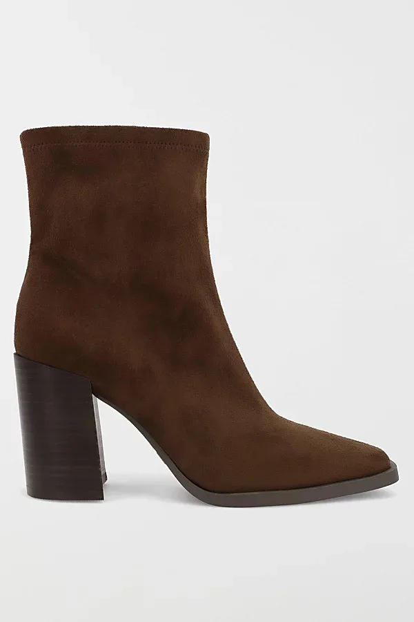 Sidonie Suede Block Heel Bootie