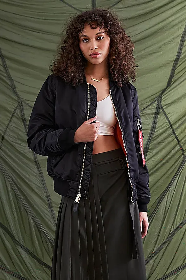 Ma-1 Bomber Flight Jacket W by Alpha Industries