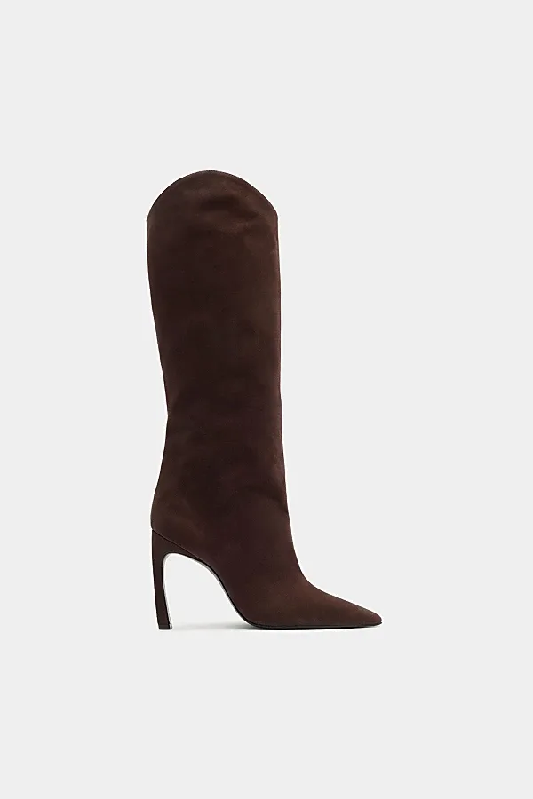 Maryana Sculpt Leather Knee-High Boot