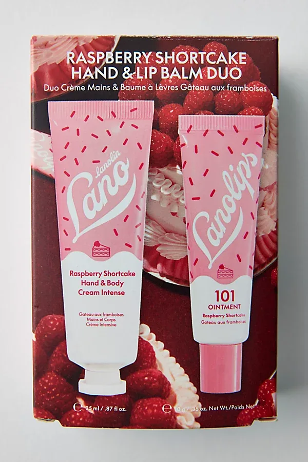 Lanolips Raspberry Shortcake Lotion & Lip Duo Gift Set by Lanolips