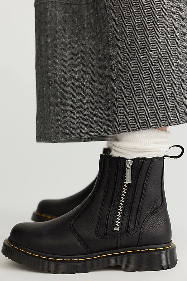 Alyson Zip Fur-Lined Boots by Dr. Martens
