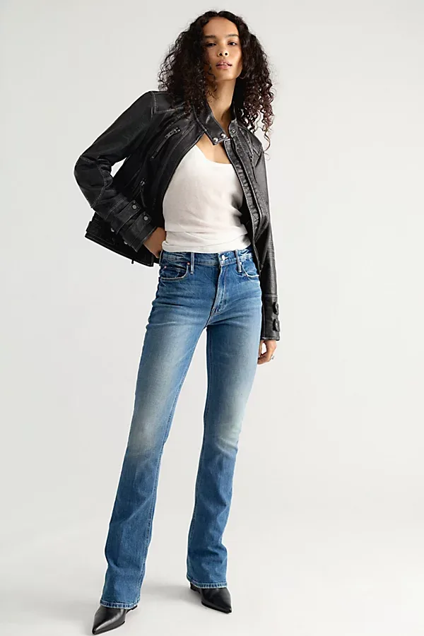 Mid-Rise Runaway Flare Jeans