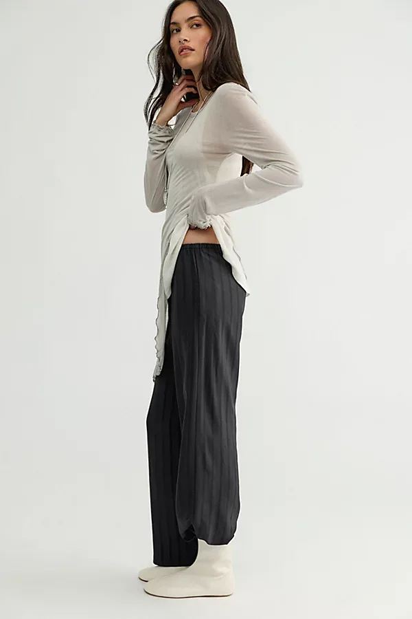 The Shadow Stripe Simple Pants
