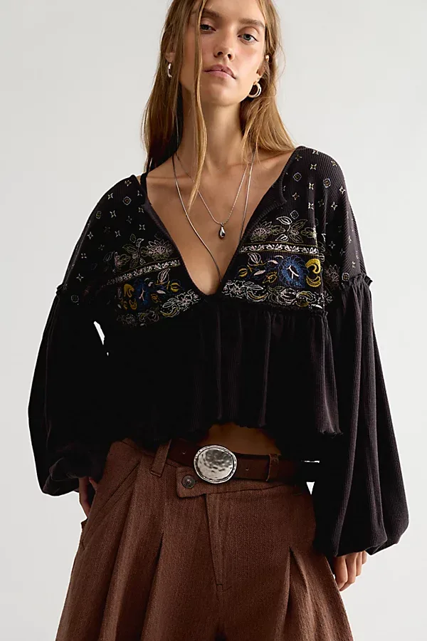We the Free Brynn Babydoll Top by Free People