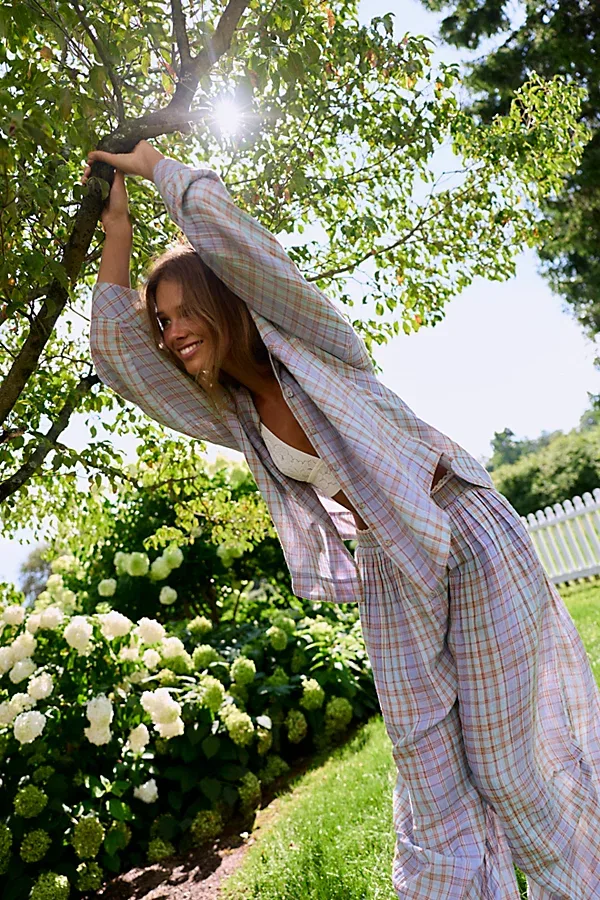 Easy Morning Double Cloth Bubble PJ Pants by Free People