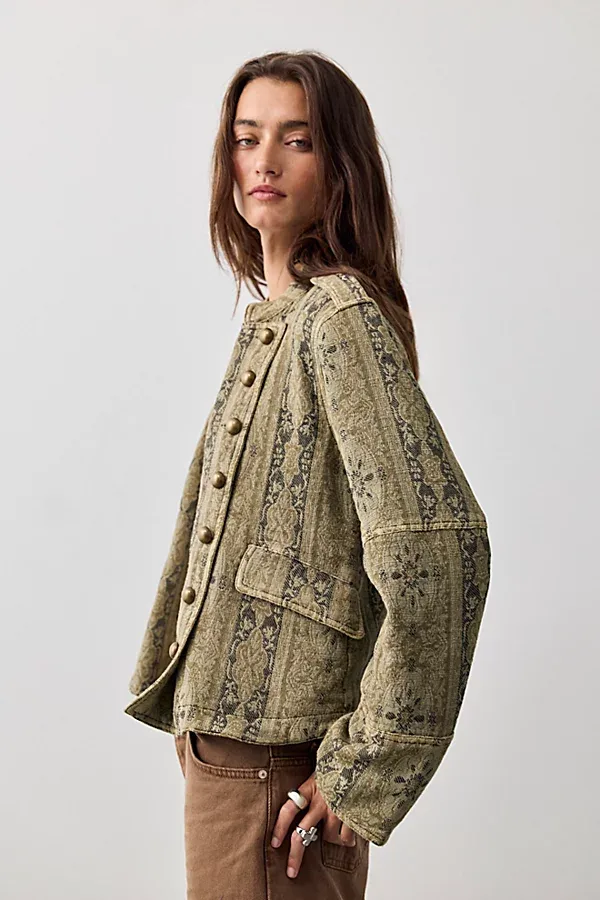 Lotty Jacquard Band Jacket