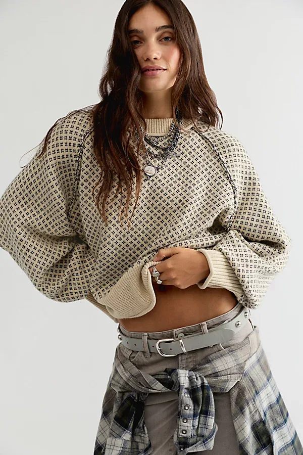 We the Free as If Crew Neck Pullover by Free People