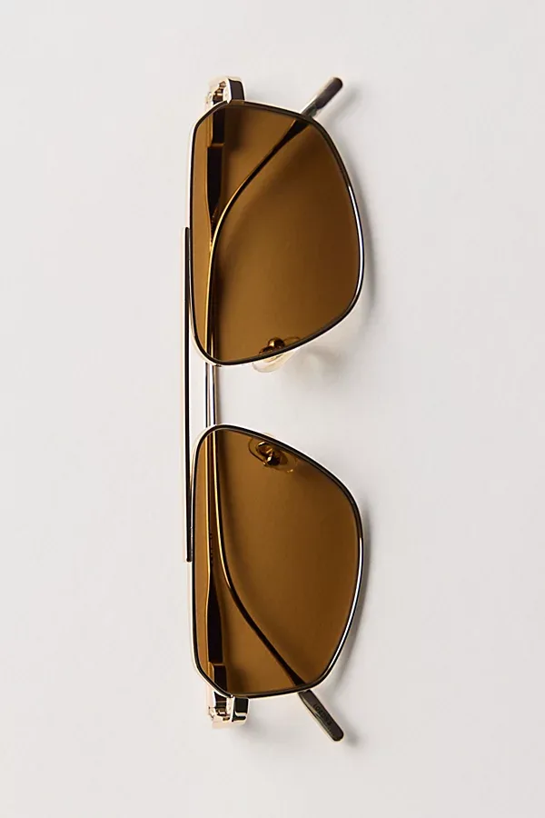 Edera Giovanna Metal Aviator Sunglasses by Edera