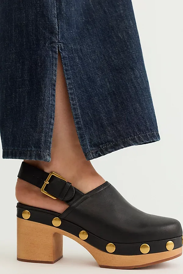 Jori Studded Clogs by Charlotte Stone Shoes