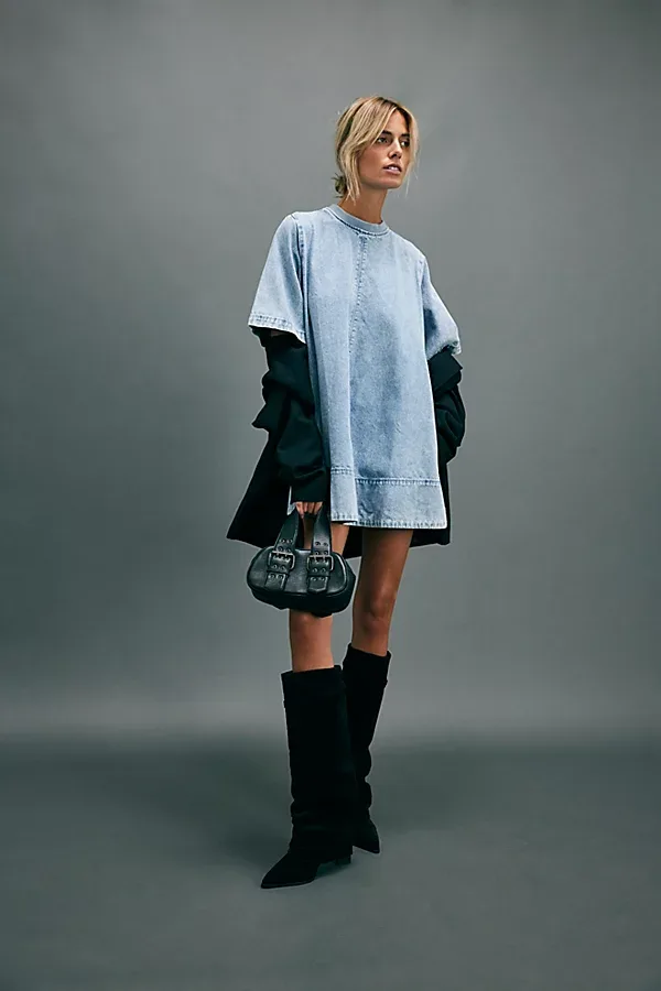 Felicity Suede Foldover Boots by Free People
