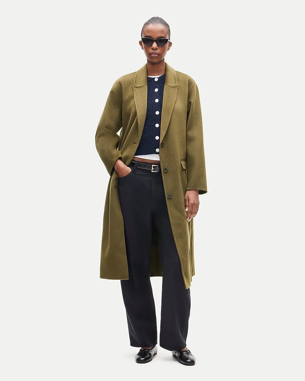 Chiara Topcoat in Italian Double Face by J.Crew