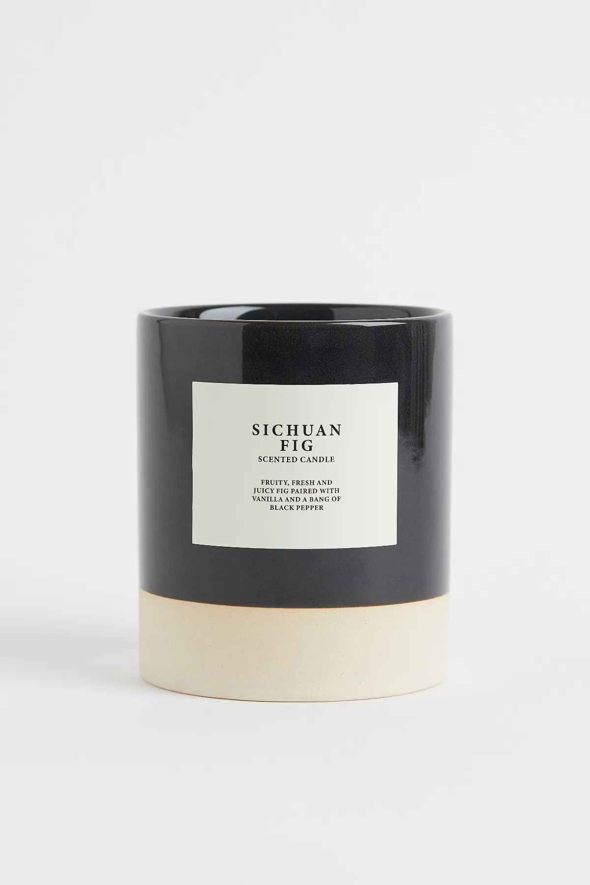 Large Scented Candle in Ceramic Holder by H&M