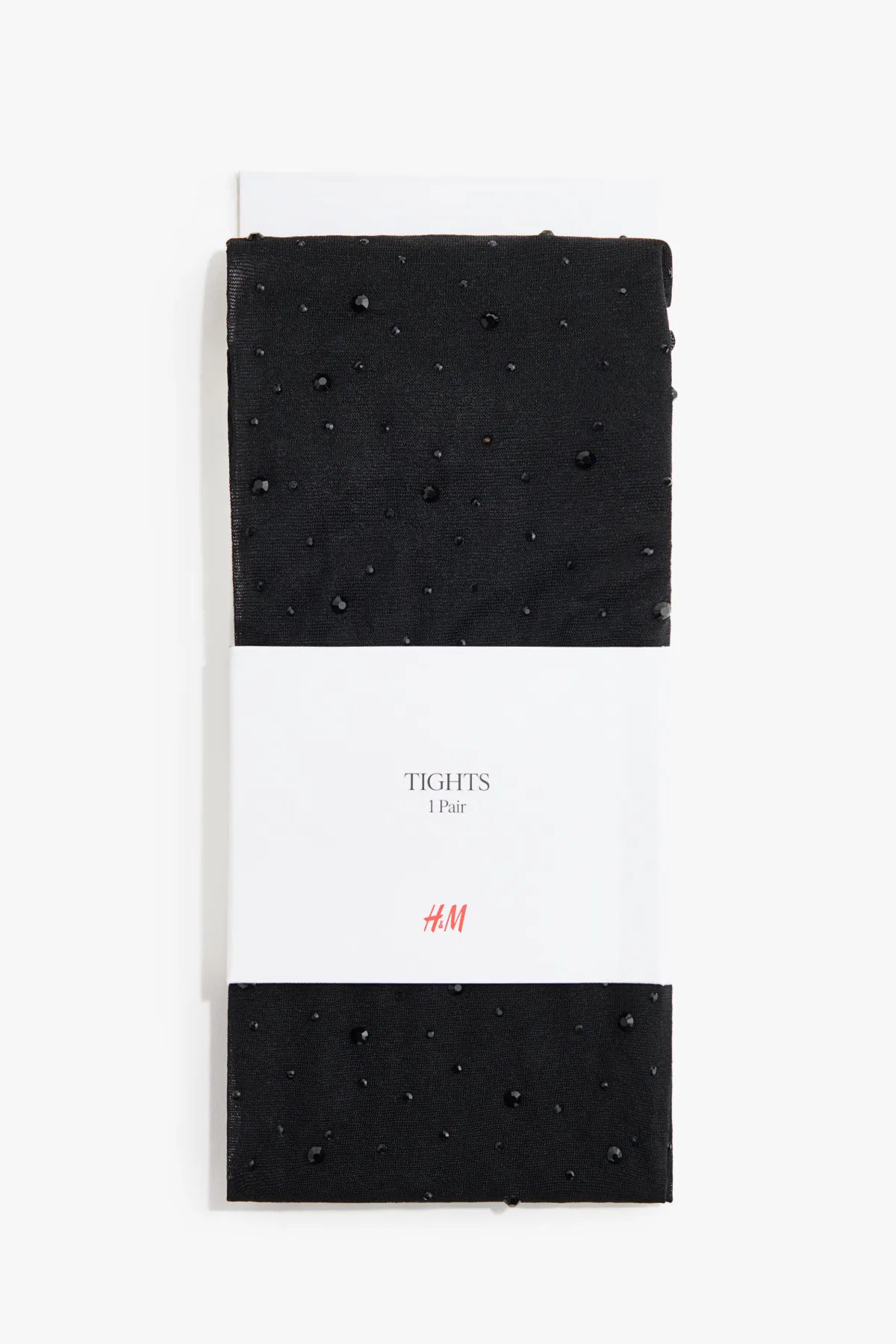 Rhinestone-Embellished Tights by H&M