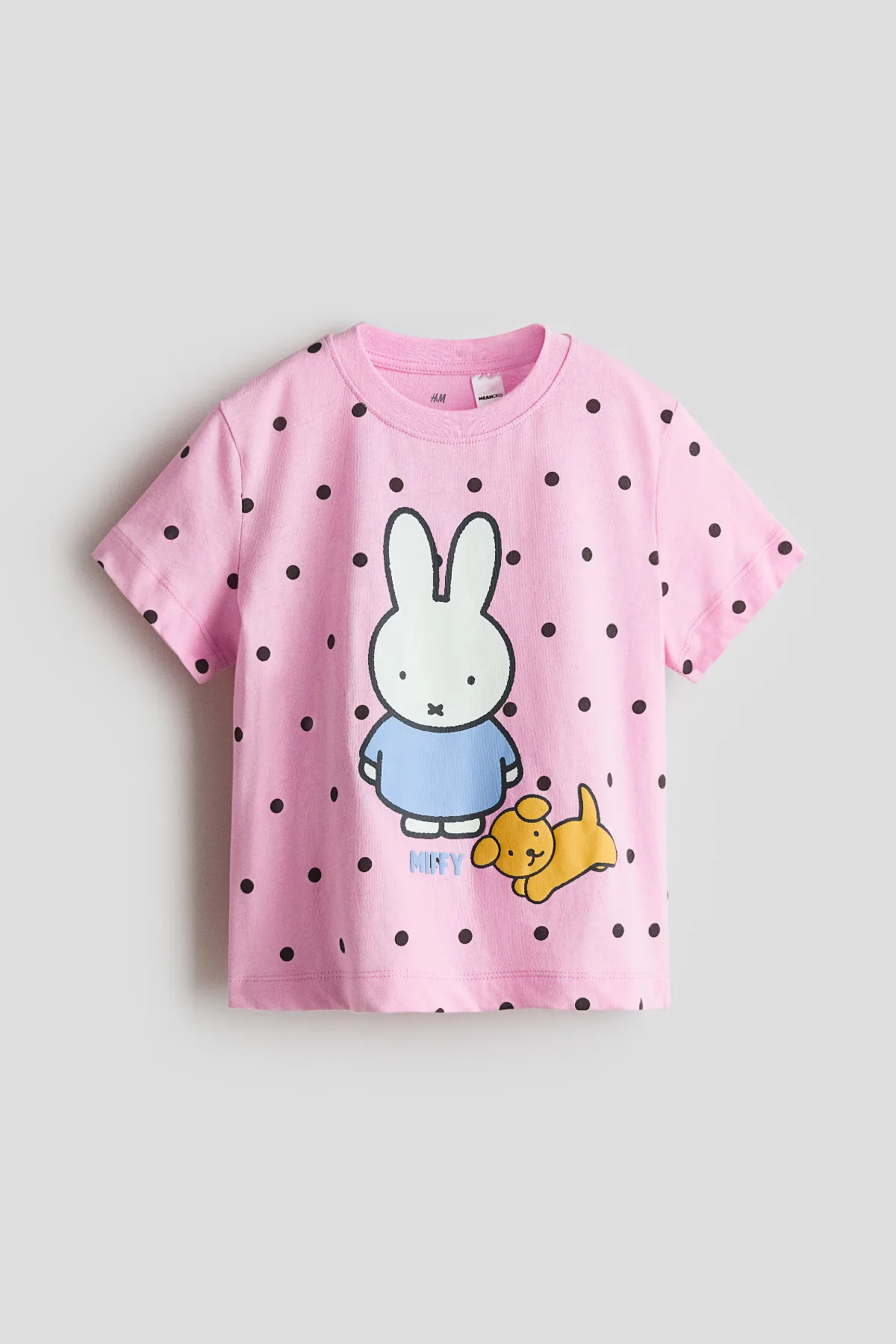 Cotton T-Shirt with Printed Motif by H&M