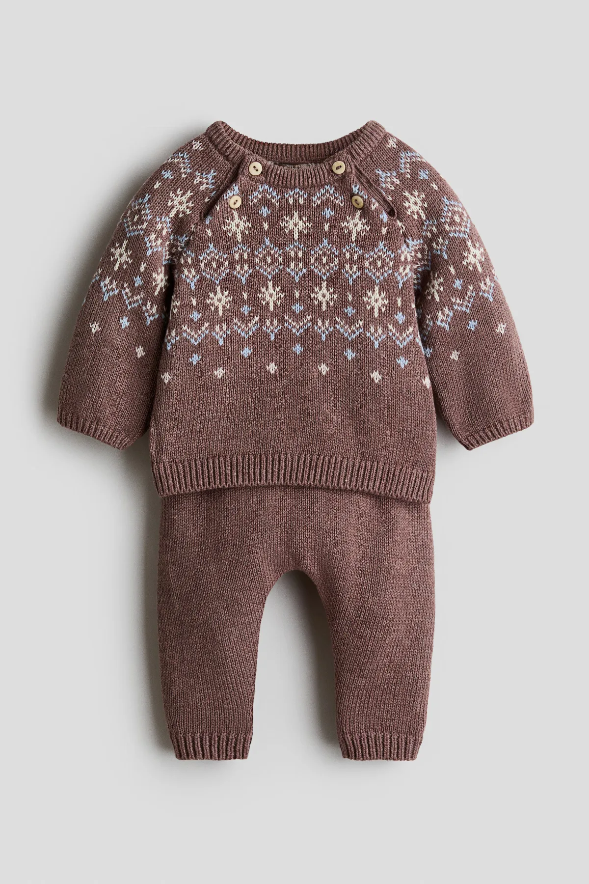 2-Piece Fine-Knit Cotton Set by H&M