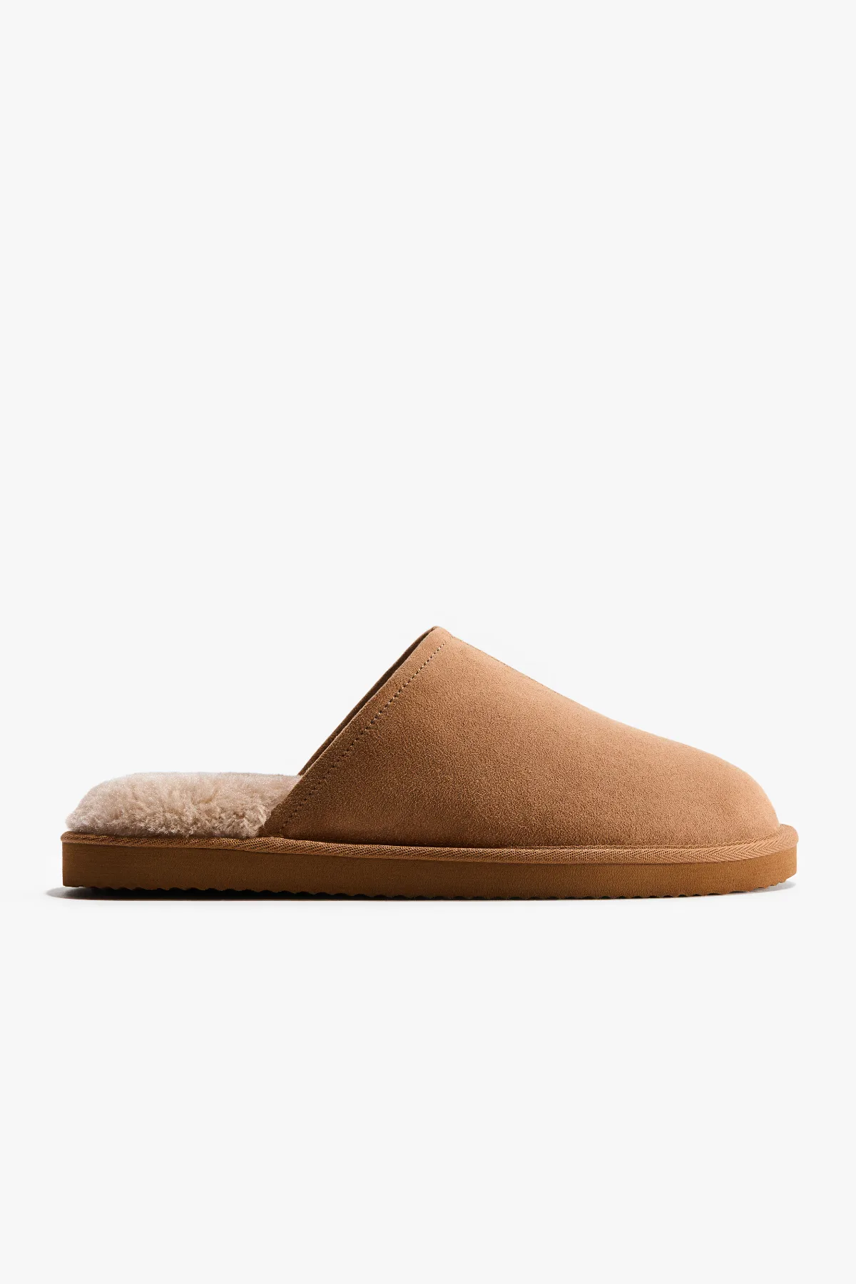 Pile-Lined Slippers