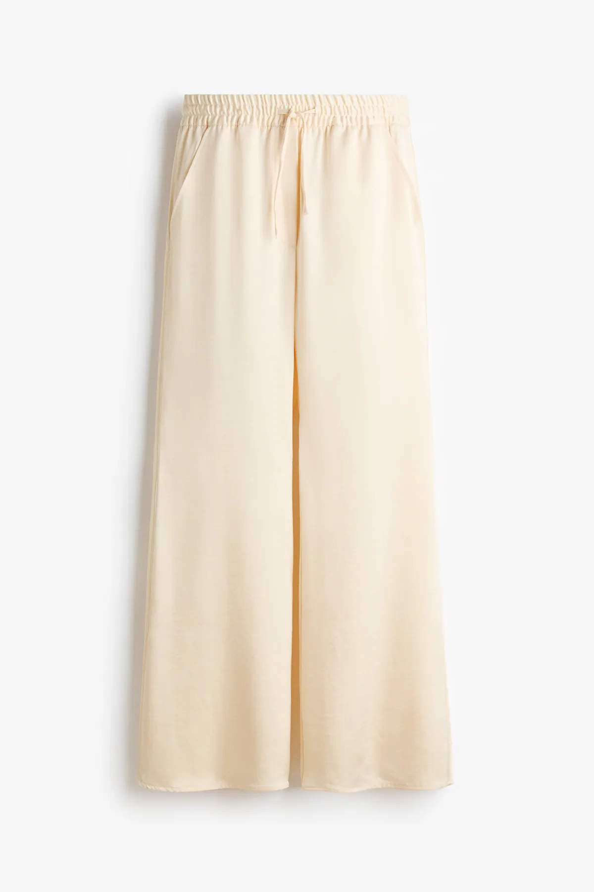 Flared Satin Pants by H&M