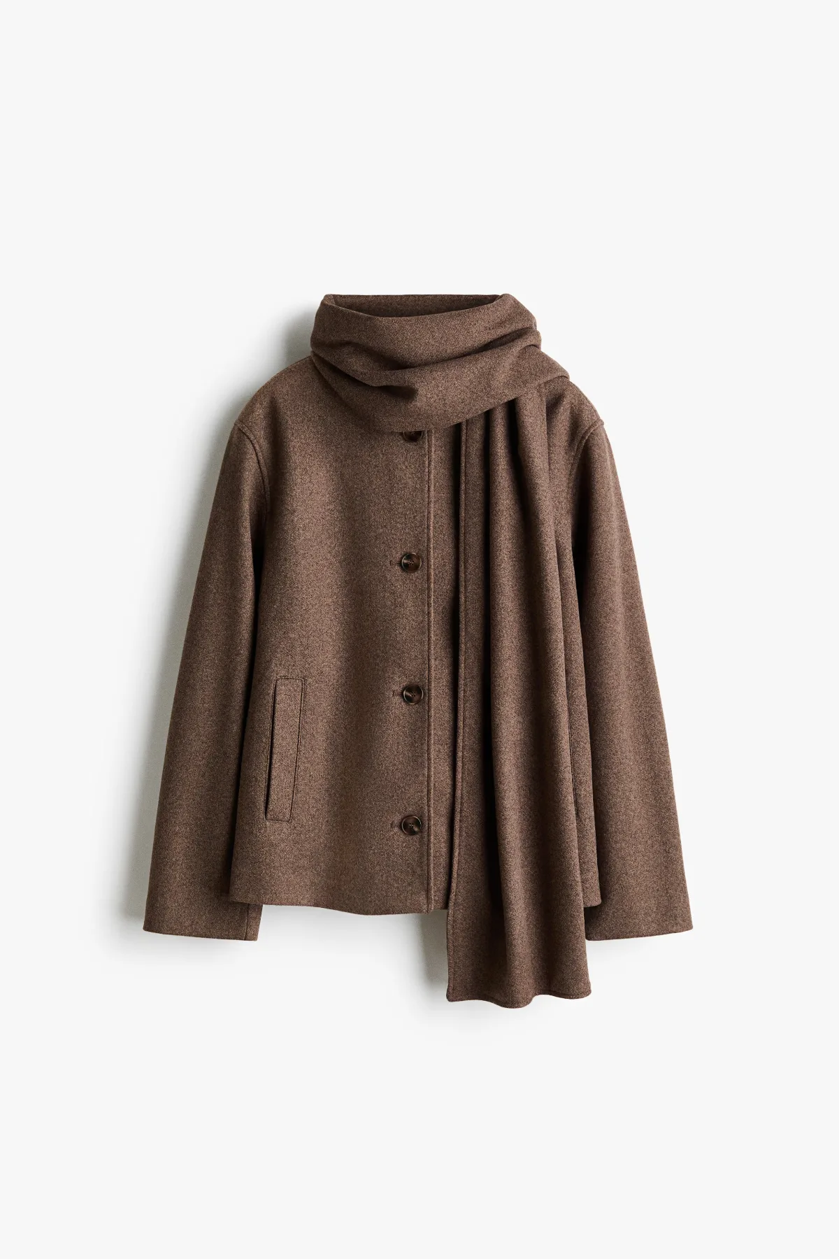 Scarf-Detail Jacket by H&M